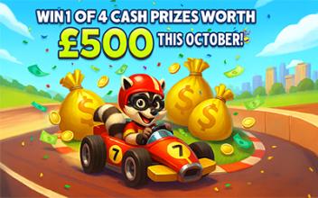 Four £500 Cash Prizes Up for Grabs in Slots52’s Racaroon Promotion